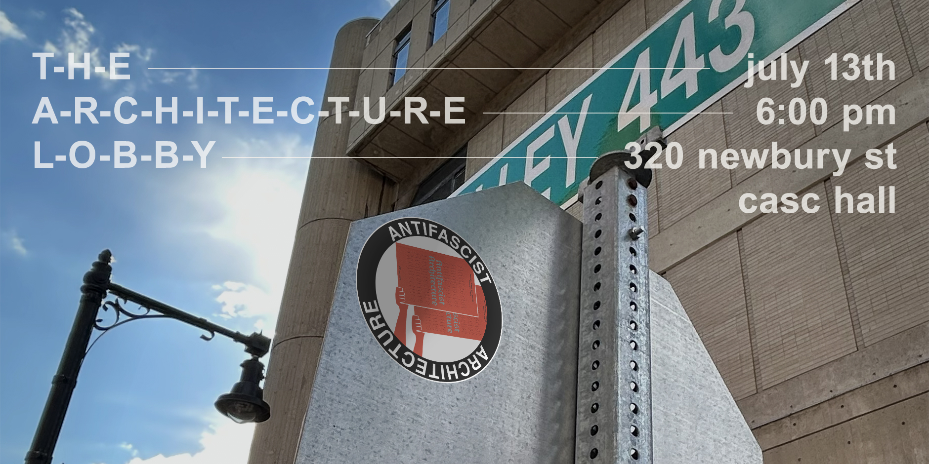 Antifascist Architecture: In Conversation