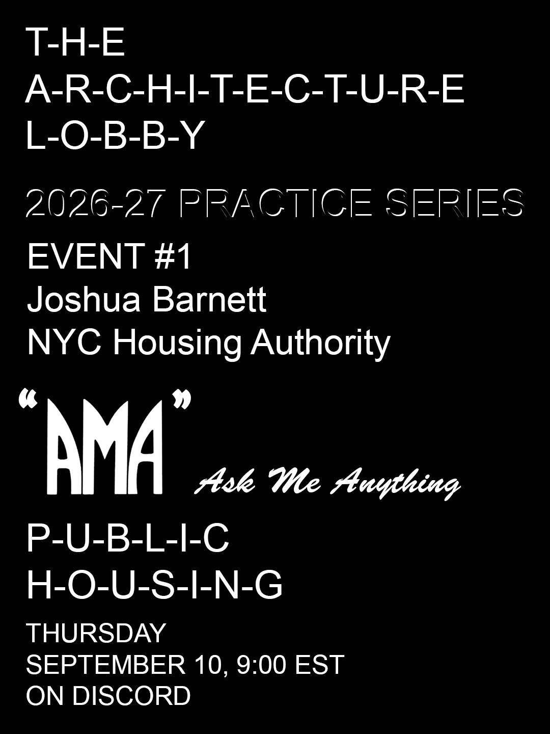 AMA WITH JOSHUA BARNETT